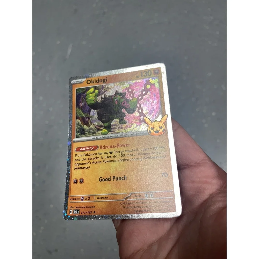 Fart Swirl 🌀 Okidogi 111/167 Cosmos  Holo Rare Pokemon Cards TCG 🌀✨️